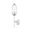 Z-Lite Arden Wall Sconce, 1-Light, 4.5 In.W x 7 In.L x 21.5 In.H, Brushed Nickel/Clear 651S-BN - alternate 4